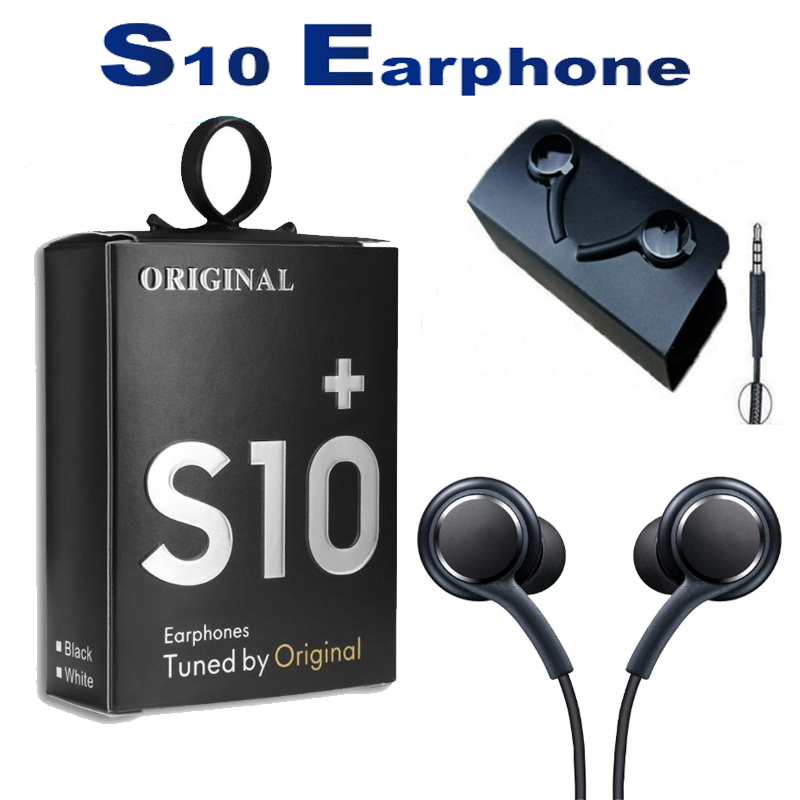 

Earphones EO-IG955 3.5mm In-ear with Microphone Wire Headset for AKG Samsung Galaxy S8 s9 S10 Smartphone headphone, Black