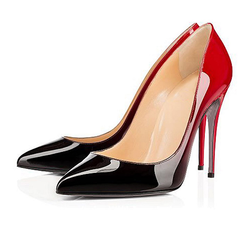 

With BOX red bottom heels shoes fashion women high heel 8cm 10cm 12cm So Kate Styles Round Pointed Toes Pumps bottoms Dress sneakers, Round toe leather nude