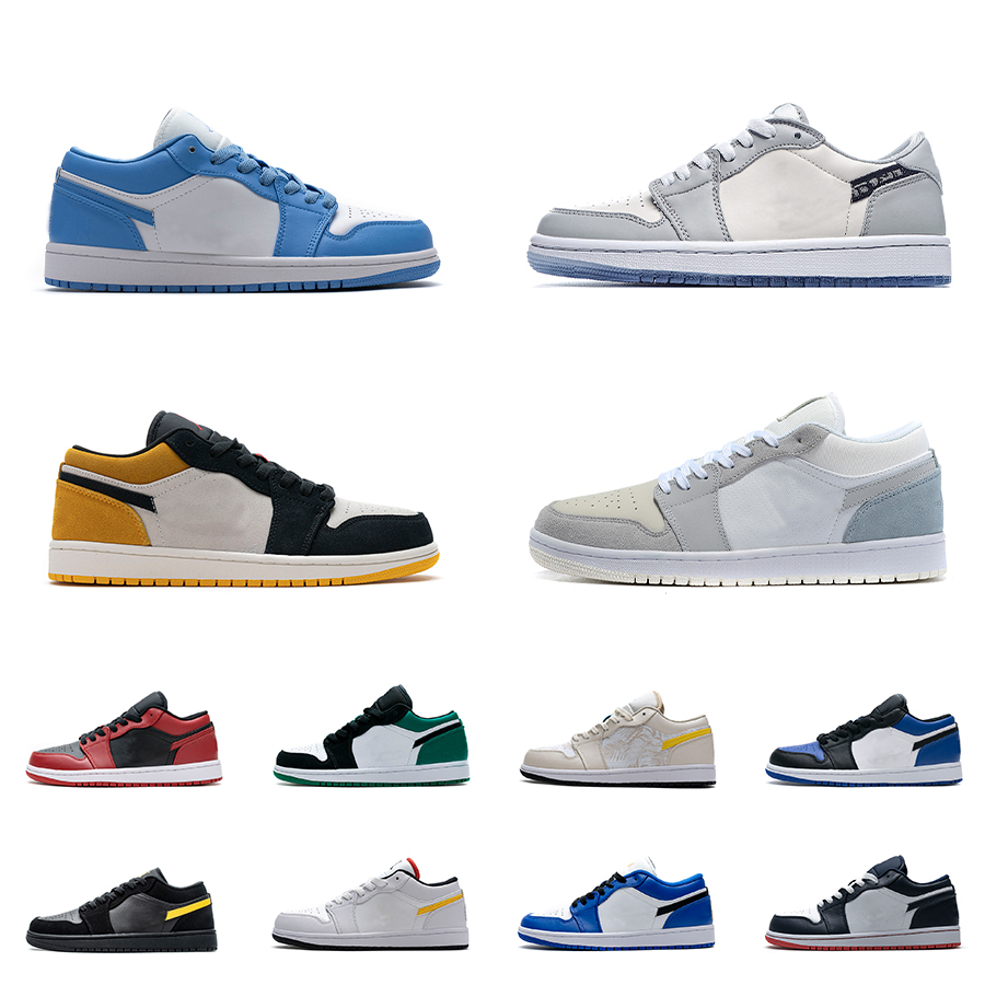 

Mens 1 UNC Basketball Shoes Pairs University Gold Smoke Grey Varsity Red Obsidian Low 1s Women Yellow Banned Bred Chicago Black Toe Court Purple Pine Green Sneakers, Shown