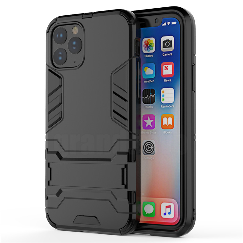 

2 in 1 Kickstand With Stand Holder Shockproof Hard Case Rugged TPU+PC Armor Cover For iPhone 13 Pro Max 12 Mini 11 XS XR X 8 7 6 6S Plus SE
