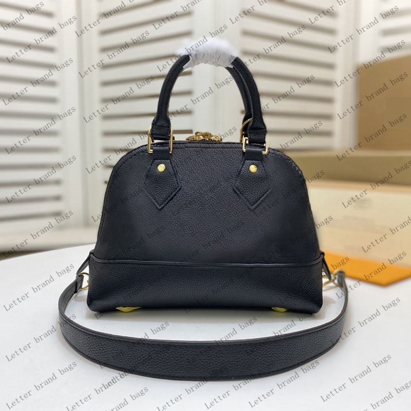 

5A+ Designer Handbag Bag Women's Fashion Luxury Original n É o Alma BB Shell Leather Embossed Diagonal Bags Size 25*18*12cm, Colour 6
