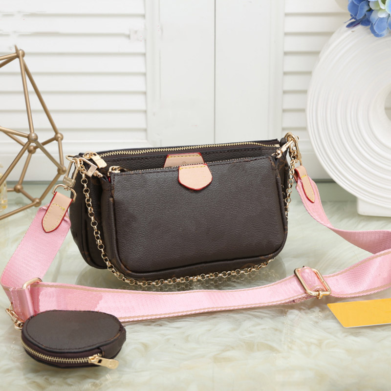 

Luxurys Designers Handbags Fashion Designer Leather Shoulder Bags Women Crossbody Bag 3 Pcs Set Canvas Chain Handbag Letter Printed, Increase freight