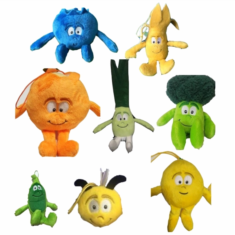 

Little stuffed Pluche Plant-like Blueberry Aubergine Peas Baby Children Chrismas Toxin Toys