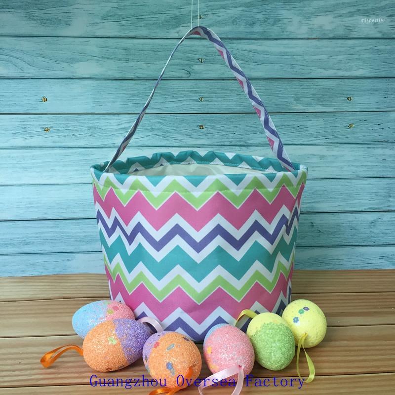 

Gift Wrap 2021 S Easter Basket Printed Canvas Bucket