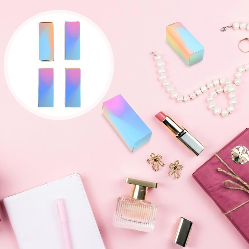 

Gift Wrap 100pcs Lip Gloss Wrapping Boxes Empty Lipstick Cases DIY Holder