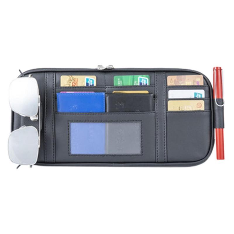 

Car Organizer Sun Visor Bill Pen Card Holder CD DVD Storage Box Sunglasses Clip Stowing Tidying 32cm *16CM