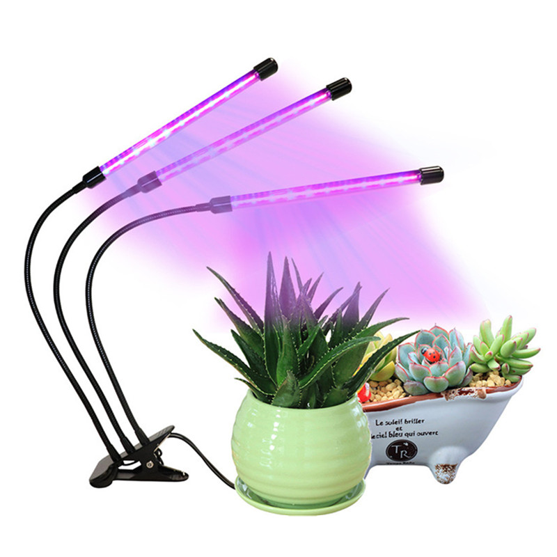 

LED Grow Lights 16W 24W 32W Desk Lamp Full Spectrum With Dimming Timing Design Plant Lamps For Indoor PLants
