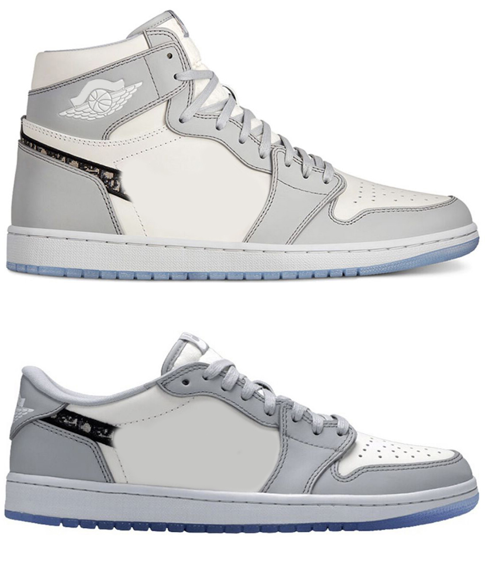 

Shoes Air Authentic 1 High OG Wolf Grey Sail Photon Dust White Low Men Women Original Sports Sneakers, Bubble wrap packaging