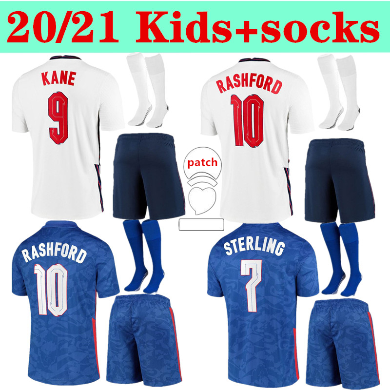 

Kids England Retro soccer jersey 2021 2022 KANE STERLING RASHFORD SANCHO GREALISH MOUNT FODEN HENDERSON MAGUIRE 20 22 national football shirt sets uniforms, 20/21 home