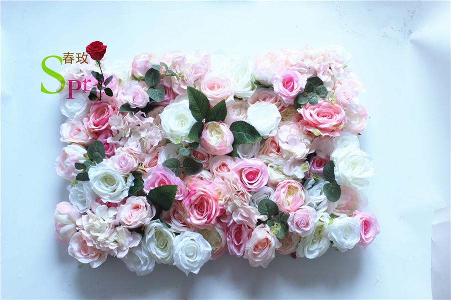 

Decorative Flowers & Wreaths SPR Artificial Floral Backdrop Rose Flower Wall Panel For Wedding Indoor Outdoor Decoration Simulation Lawn, 8pcs