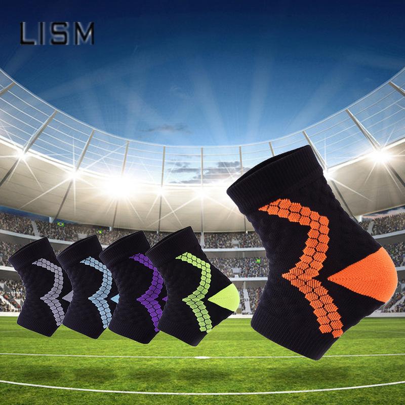 

Ankle Support LISM Foot Compression Sleeve Anti Plantar Angel Socks Sport Protector Basketball Soccer Relief Sock, Blue