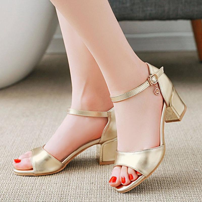 

Dress Shoes Women Sandals Ankle Strap High Heels Open Toe Stiletto Pump Heel Female Comfort Plus Size D#4, Sl