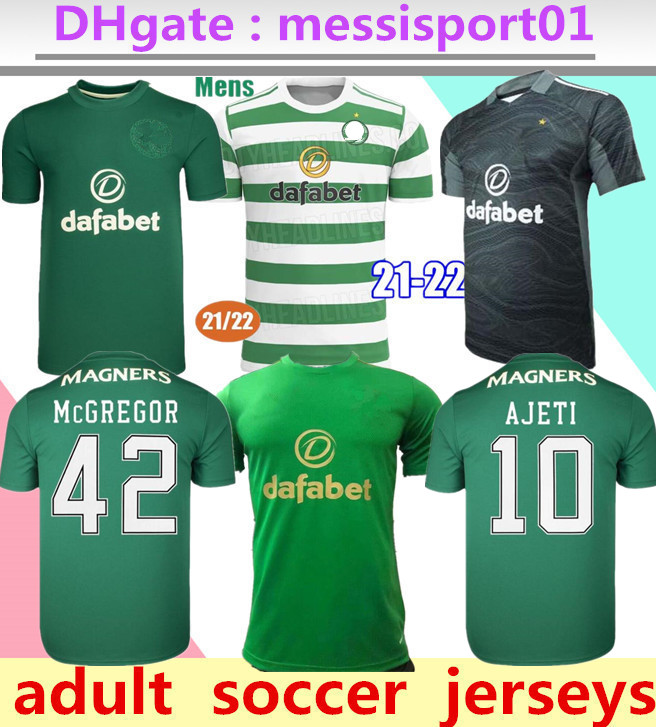 

2021 2022 Celtic soccer jerseys EDOUARD BROWN DUFFY TAYLOR CHRISTIE 21 22 men football shirts, Home 21/22