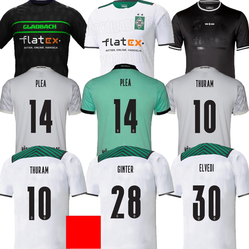 

2021 2022 Borussia MÖNCHENGLADBACH home Soccer Jerseys 120th 21/22 PLEA THURAM Ginter BENSEBAINI HERRMANN EMBOLO Men Football Shirts Uniforms Thai, 2020