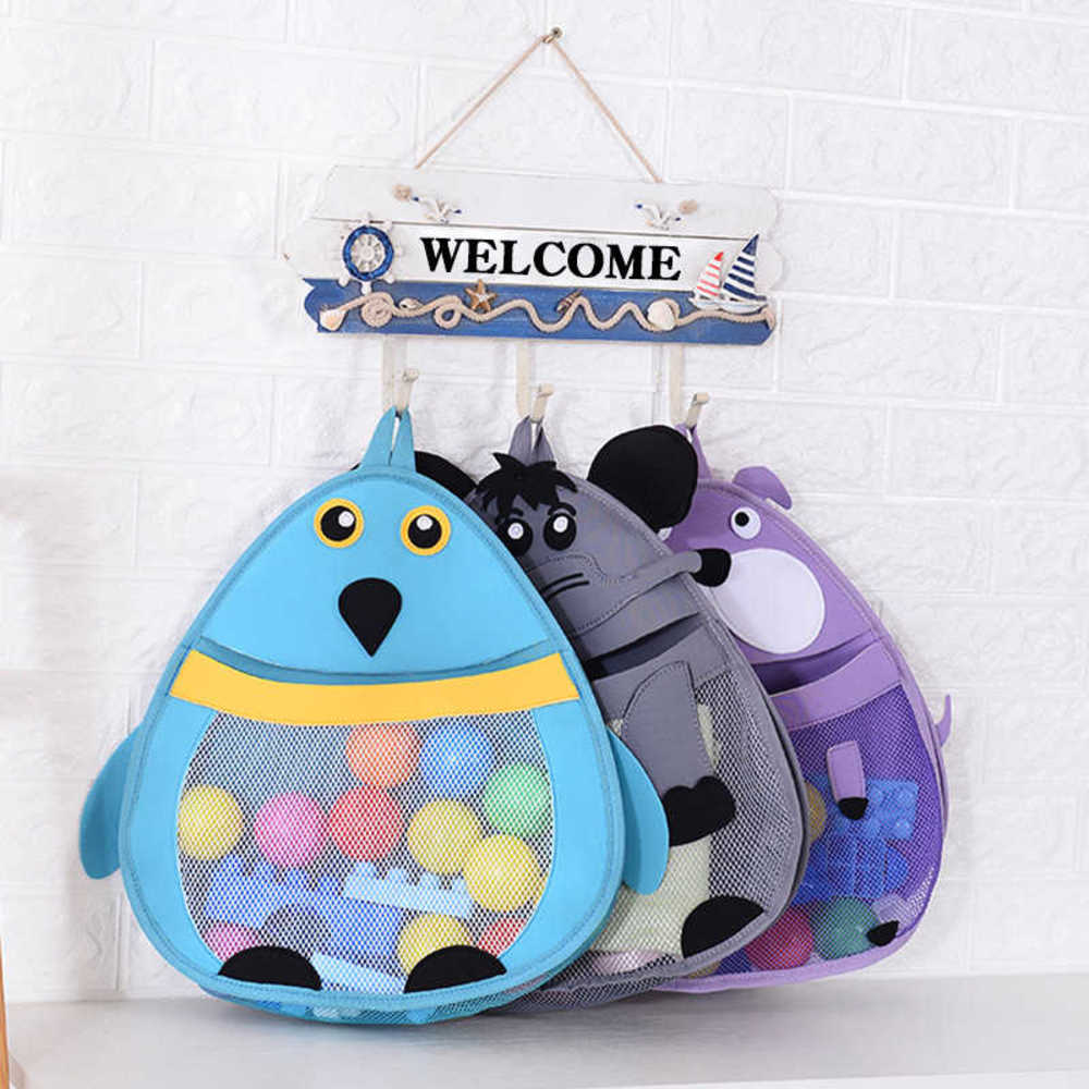

Children's bath toysMesh bathroom hanging multi-functional products storage bag
