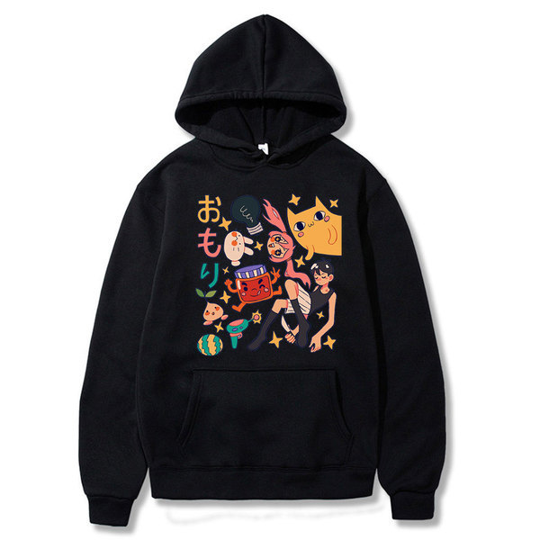 

Omori Fashion Trend Cool Style Couple Hoodies Four Seasons Hoodie Hip-pop Popular Streetwear Popular Oversize Clothing H0823, Orange