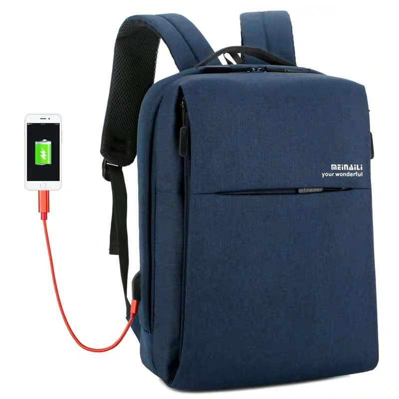 

Backpack USB Charge Laptop Multifunctional Business Casual Travel With Large Capacity For College Student Shoulder Bags, Black