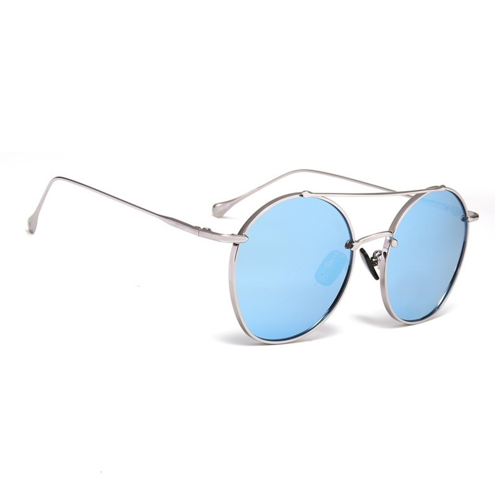 

Highend accessories lmamba Classic Adult Wholale Retro Fashion Unisex Polarized Sunglass Italy Dign Round Men Sun Glass, Black