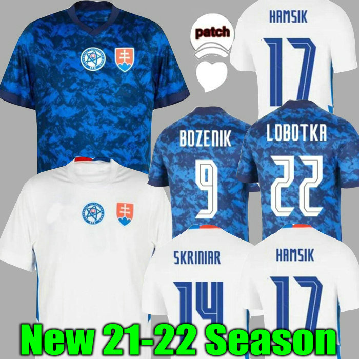 

2021 Slovakia soccer jerseys 21 22 HAMSIK BOZENIK SKRTEL SKRINIAR LOBOTKA Home biue away white national team Football shirts maillot se foot, Black;yellow