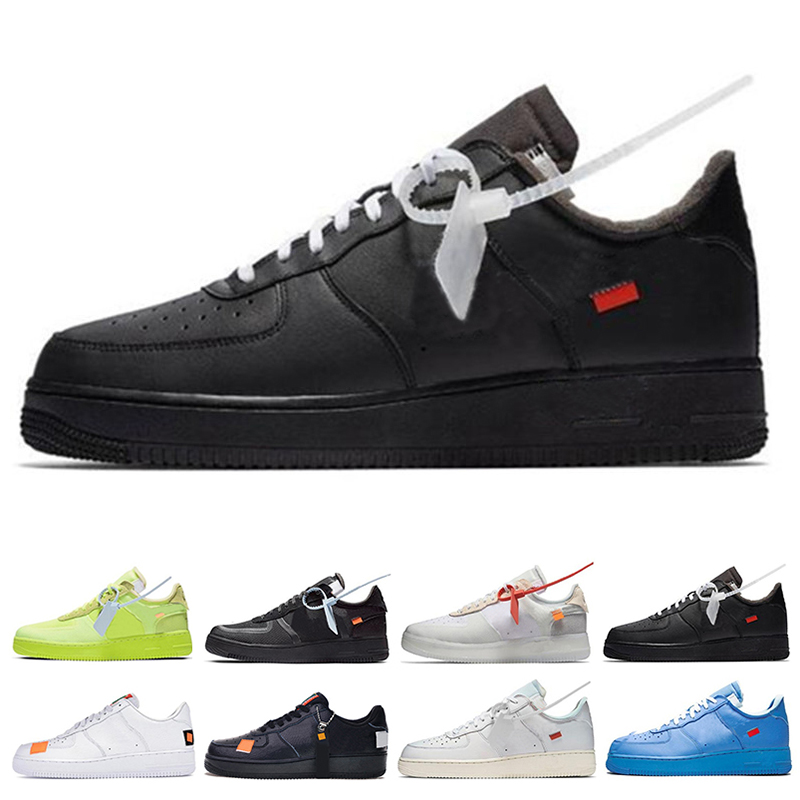 

Running Shoes OFF 1 Black White Forc Volt women Mens one Sports bound Size Skateboarding low cut Trainers designer sneakers 36-45, Color 4