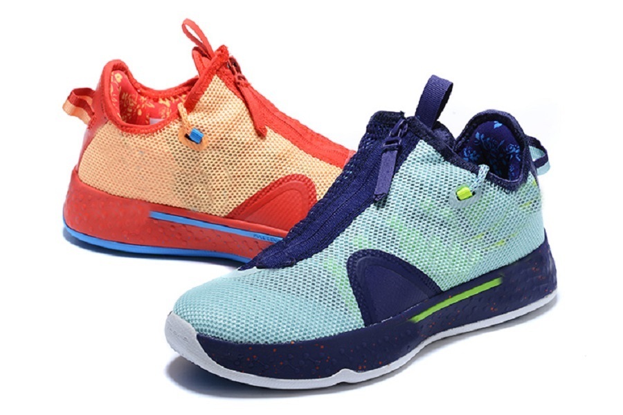

Gatorade paul george pg 4 mens basketball shoes iv pcg triple black usa bred oreo plaid orange gx pg4 trainers men sports sneakers 40-46
