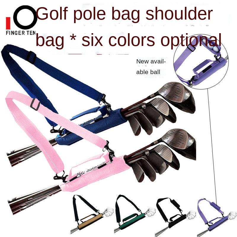 

Duffel Bags Lightweight Waterproof Golf Bag Portable Large Capacity Stand Carry Clubs With Bracket Gun Rack 175, Beige