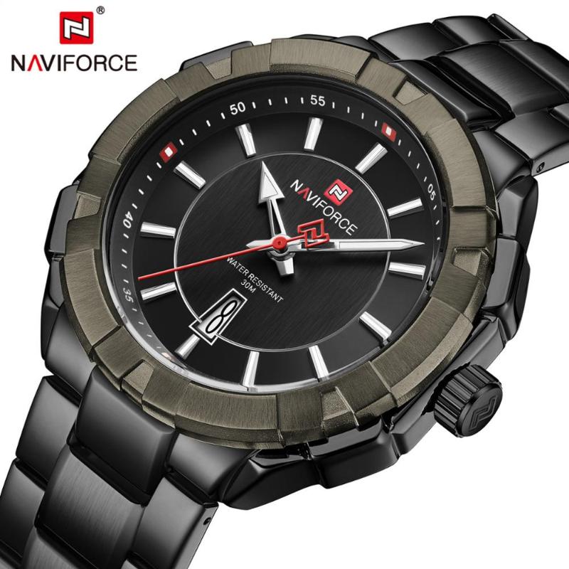 

Fashion Men's Watch Top Quartz Watches Stainless Steel Strap Simple Male Clock Waterproof Relogio Masculino Wristwatches, Sliver white