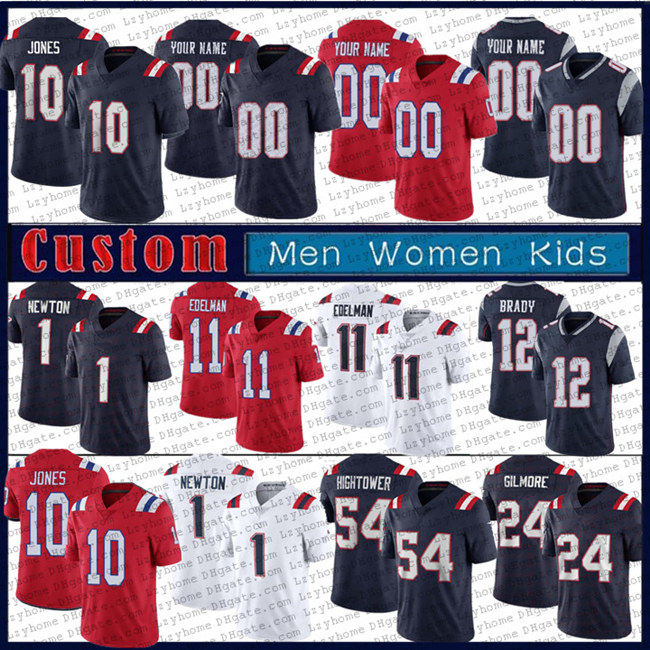 

Mac Jones 12 Tom Brady Men Women Kids Custom Football Jersey 11 Julian Edelman 1 Cam Newton 24 Stephon Gilmore New 81 Randy Moss England Patriot Chase Winovich, My store(lzyhome)
