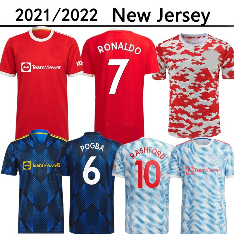 

2022 Manchester home away third RONALDO SANCHO B. FERNANDES soccer jersey UNITED UTD RASHFORD VAN DE BEEK 21 22 2021 HUMANRACE football shir, Black;yellow