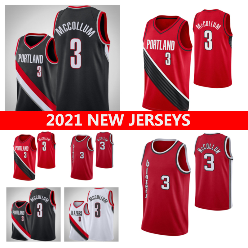

2021 Basketball Jerseys 3 CJ McCollum, As