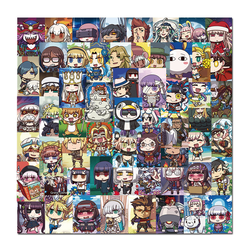 

60 PCS Mixed Graffiti skateboard Stickers Game Anime Funny Series For Car Laptop Fridge Helmet Pad Bicycle Bike Motorcycle PS4 book Guitar Pvc Decal, Multi colors