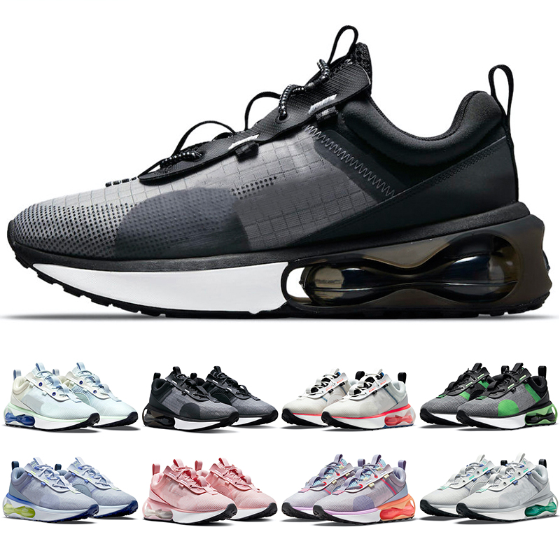 

2021 Air Max Tn Running Shoes Men Women Black White Barely Green Navy Crimson Obsidian Venice New Arrival Mens Trainers Sports Sneakers Size 36-45, #1 black white 36-45