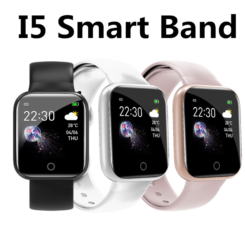

I5 Smart Watch Wristbands Smartwatch Sleep Tracker Sport Band Heart Rate Blood Oxygen Passometer Step Waterproof Android Females Watches PK