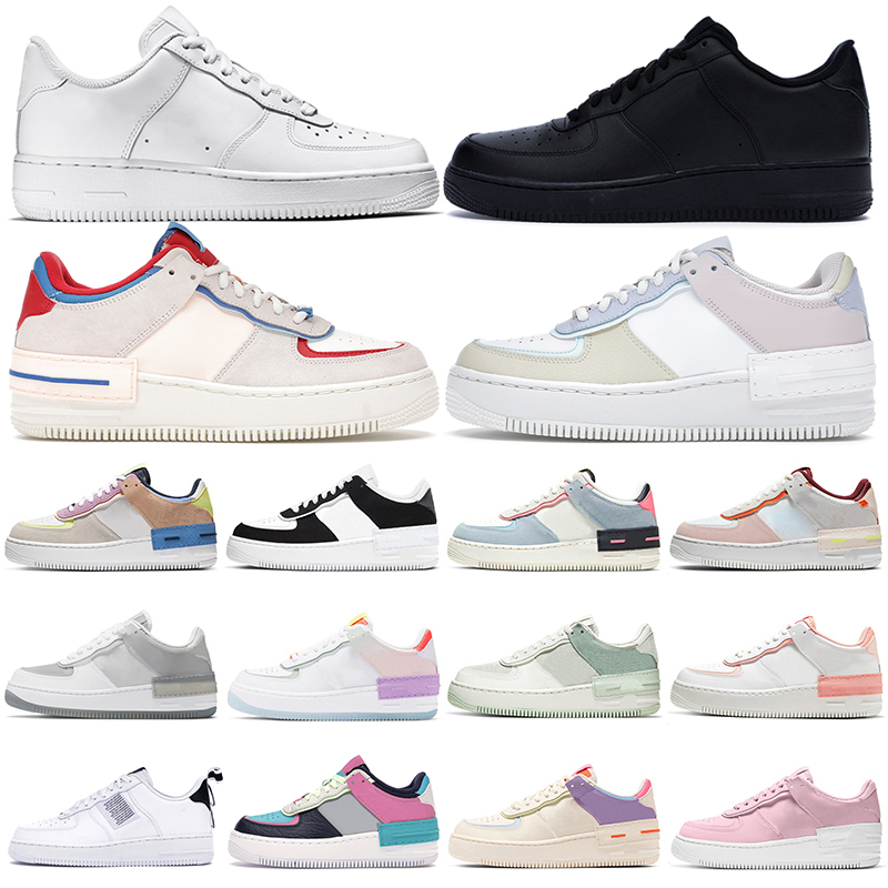 

platform men women classic running shoes 1s Triple White Utility Black Pistachio Frost Pastel Spruce Aura trainers sports sneakers, 36-45 s-white