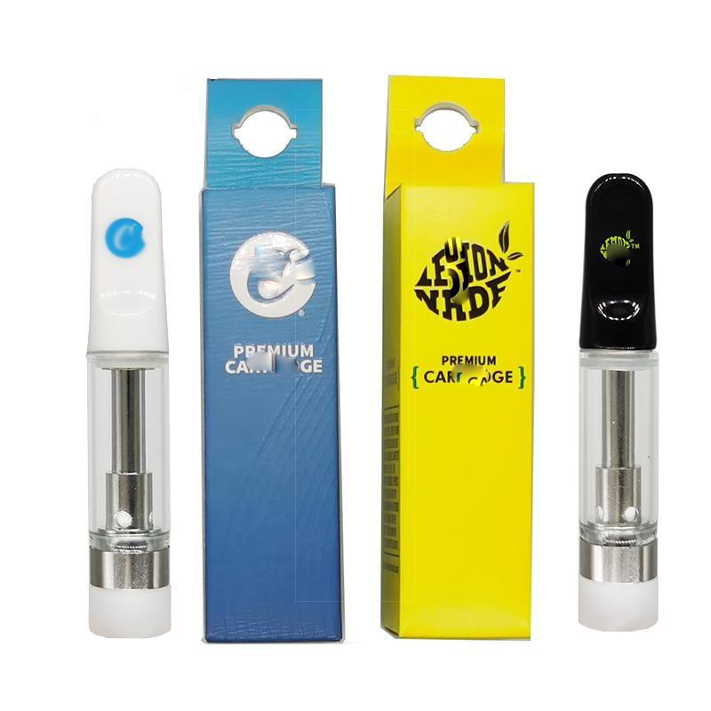 

Cookies Glass Carts Atomizer Ceramic Coil Premium Sauce Cart Vape Cartridges 0.8ml 1ml Empty 510 Thread Thick Oil Cartridge