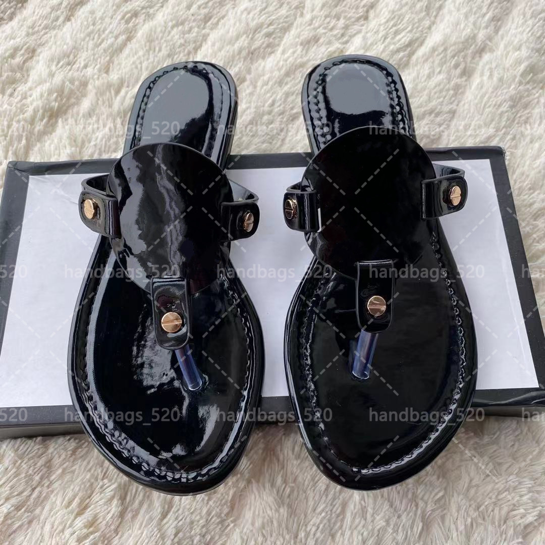 

More Colors Women Flat Slippers Leather Brand Girl Sandals Casual Flip Flops Size EUR35-43 with Box, Leopard