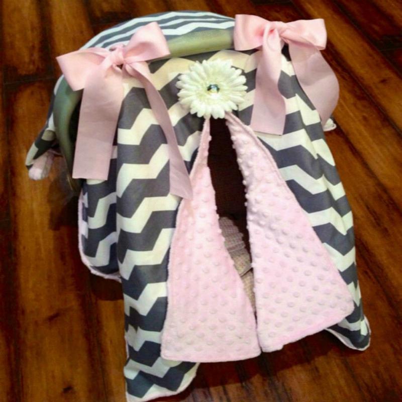 

Stroller Parts & Accessories Baby Car Seat Blanket Cover Bow Born Girls Soft Safety Canopy Nursing Multi-Use