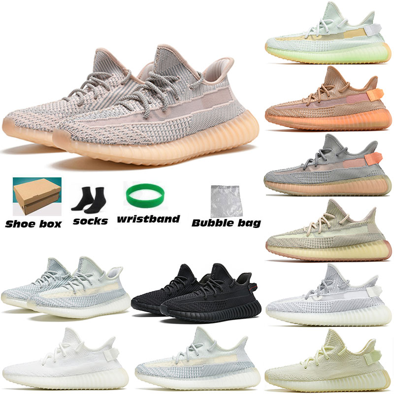 

Comfort Mens Running Shoes Women Best sport sneakers kanye west desert sage static earth zyon tail light cinder V2 with ball size 36-48, 00