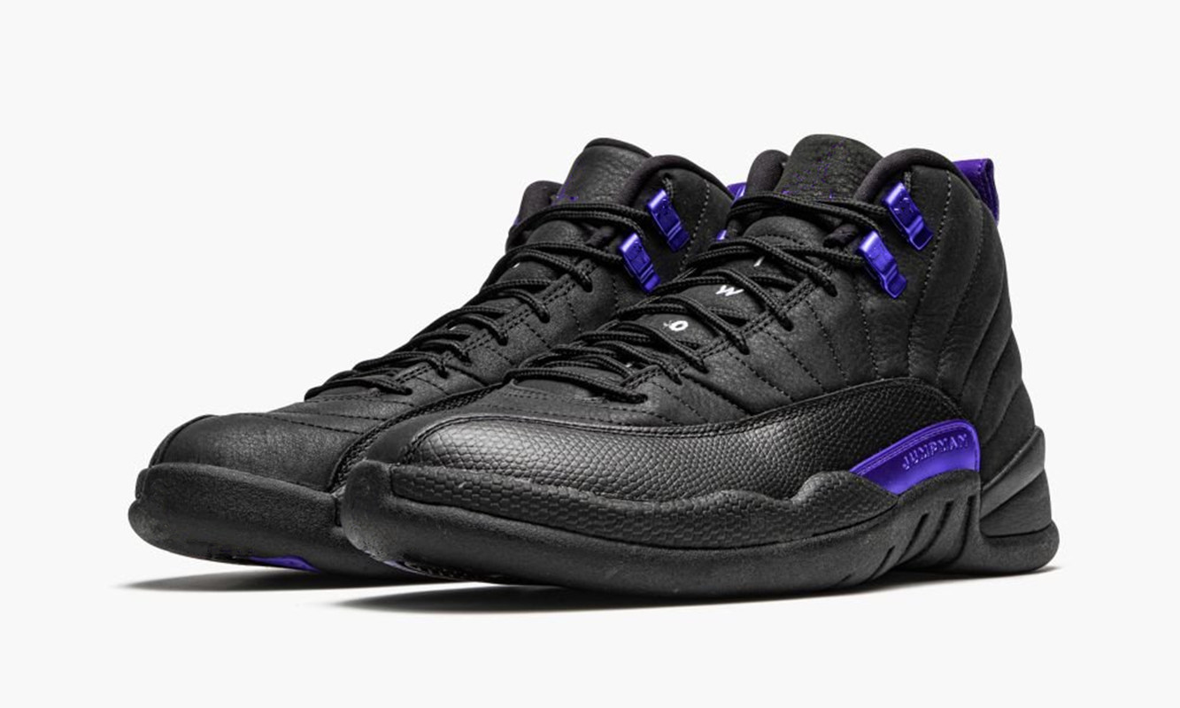 Jumpman 12 Dark Concord BLACK-DARK RETRO Basketball Shoes Real Carbon Fiber Outdoor Sports Sneakers With Original Box