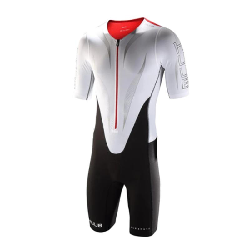 

Racing Sets Cycling Jersey Triathlon Jumpsuit Short Sleeve Tight Suit Summer Bike Clothes Team Bicycle Uniform Man, Black;blue