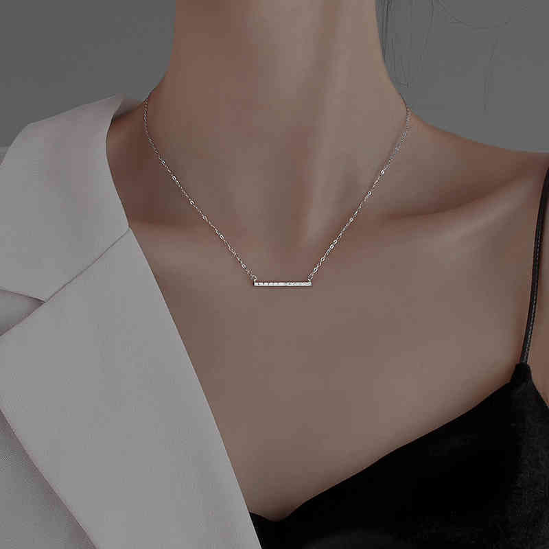 

Miss Z Necklace 2021 Women's Light Luxury Minority Design Simple Clavicle Chain Ins Cold Style
