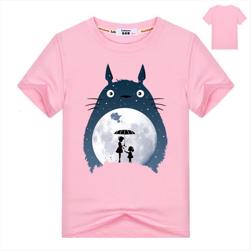

Kids Cartoon Totoro Print Cotton T Shirt For Girl Boy Anime Shirts Children Baby Girls Kawaii Clothing, Color21