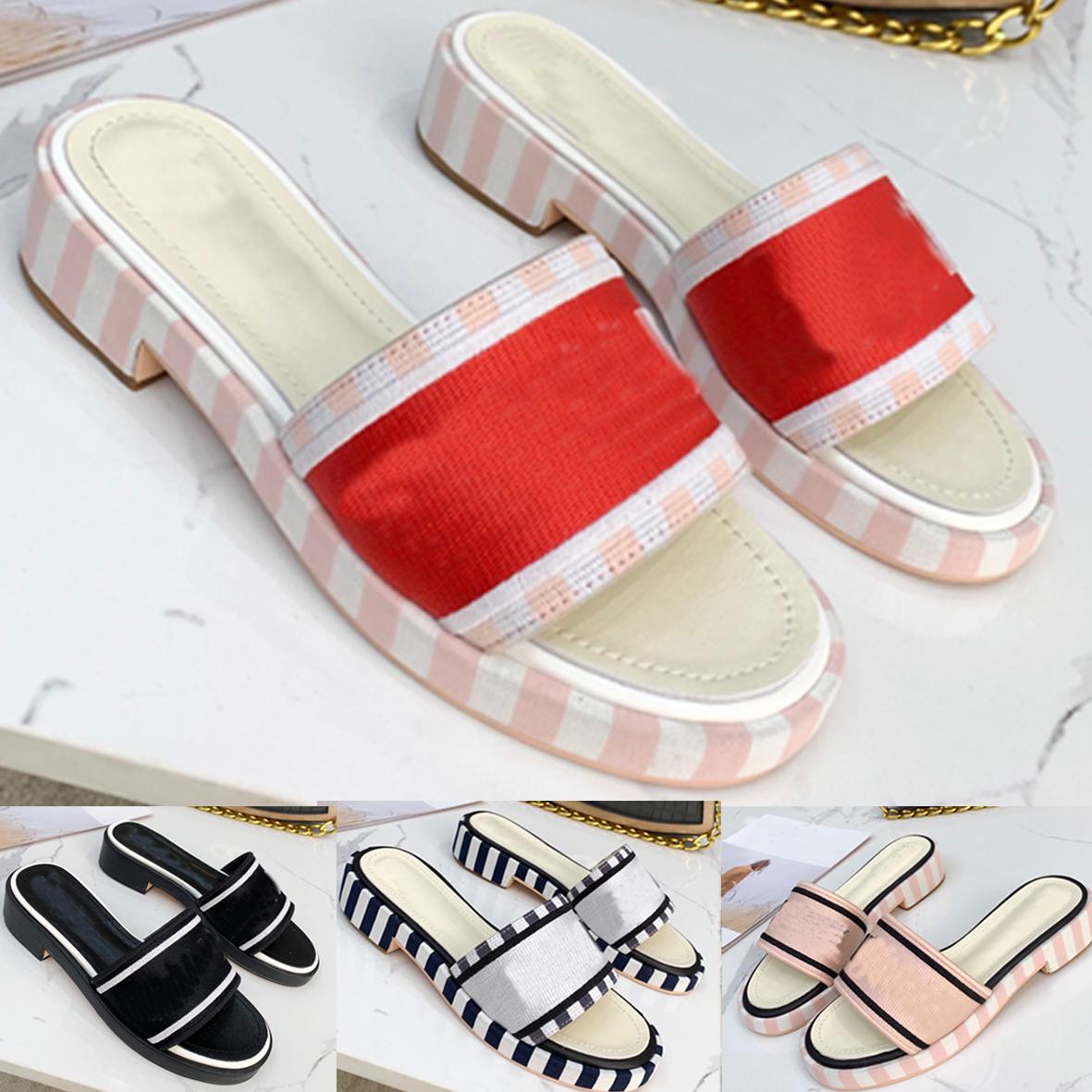 

two C Luxury designer chaussures Tory slippers sandals flat women beach flops nonslip shoes Damen Hausschuhe bag France Pantoufles, Black