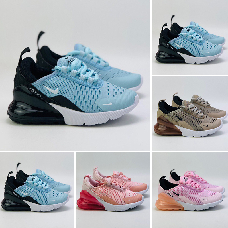 

2021 High Quality Cushion Knit Breathable Children Running shoes boy girl youth kid sport Sneaker size 22-35, Color 8