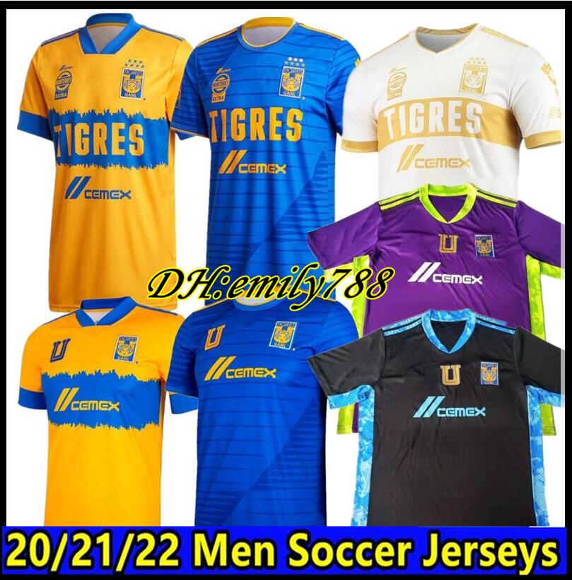 

Men kids 7 Stars liga mx 2021 2022 Tigres UANL Soccer Jerseys THIRD away GIGNAC 21 22 finals LOPEZ VARGAS women 3RD goalkeeper Football Shirts camisetas, Long sleeve away