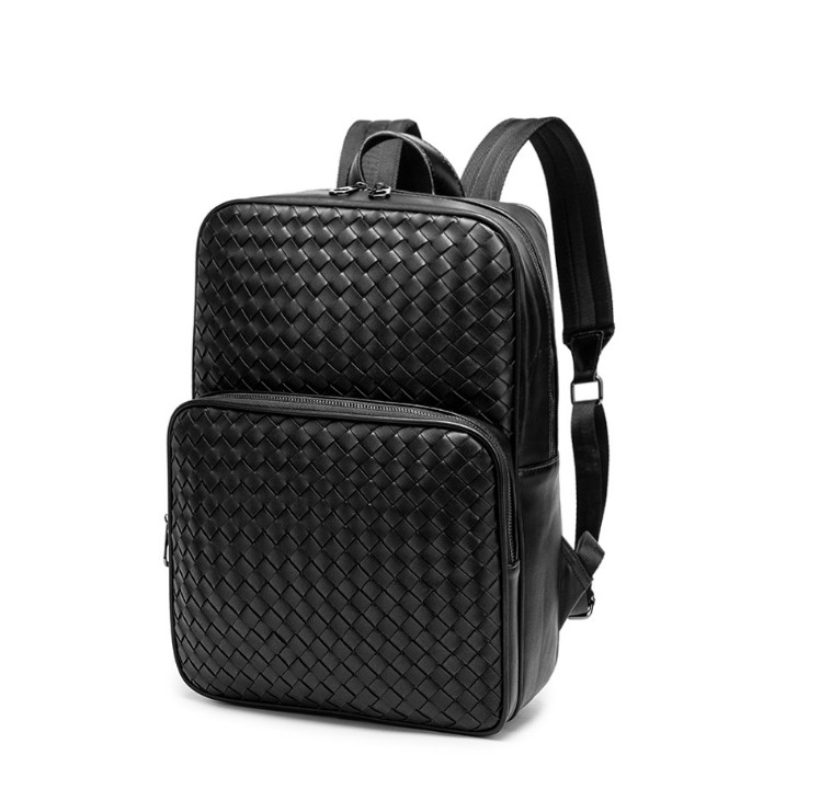

Luxury School Bags Design Female Backpacks Women Korean Fashion Men Backpack Large Capacity High Quality PU Travel Bag, Black