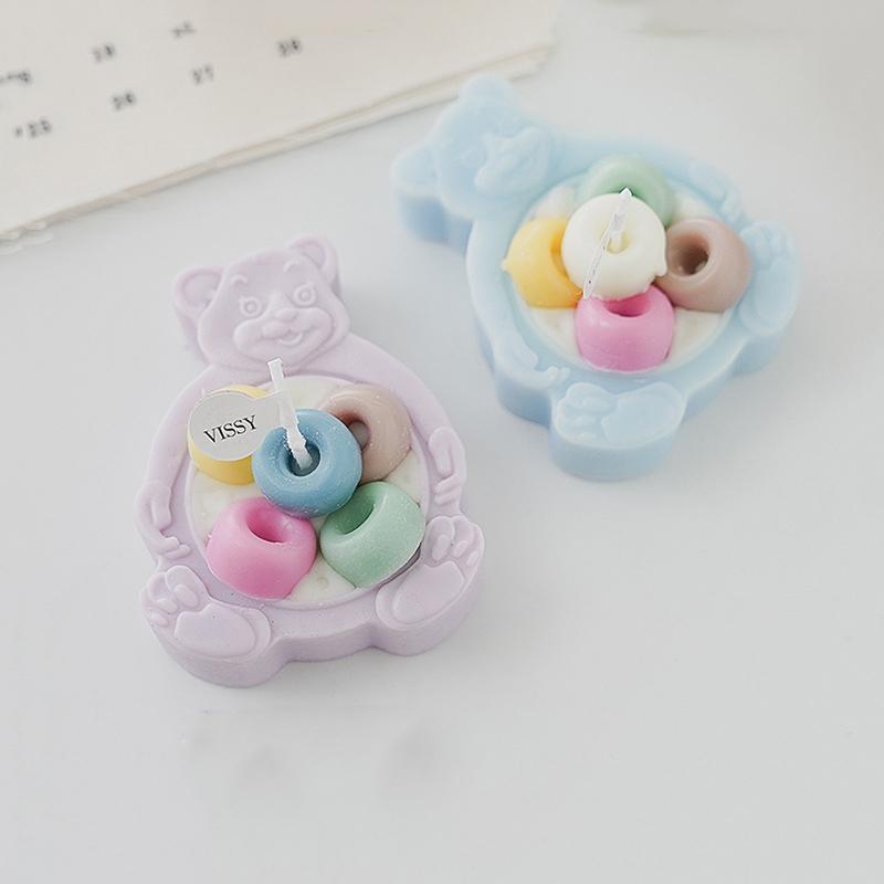 

Candles Bear Birthday Candle Po Props Home Decoration Creative Gift Modeling Soy Wax Scented Festive
