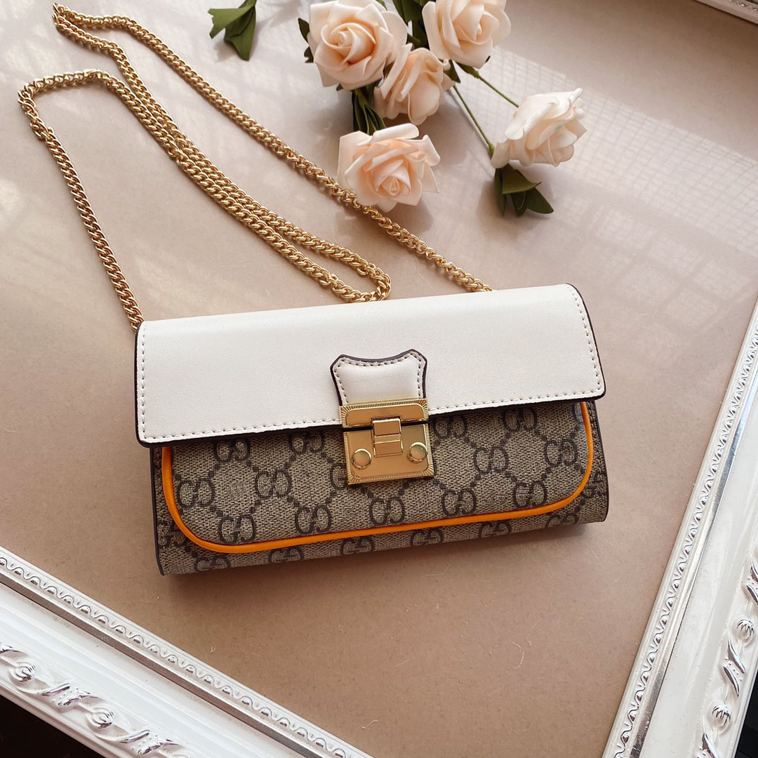 

2021 Women Evening Bag Designer Handbags High Quality Luxury Brand Handbag Leather Chain Messenger Single Shoulder Feel Good Large Capacity, Black