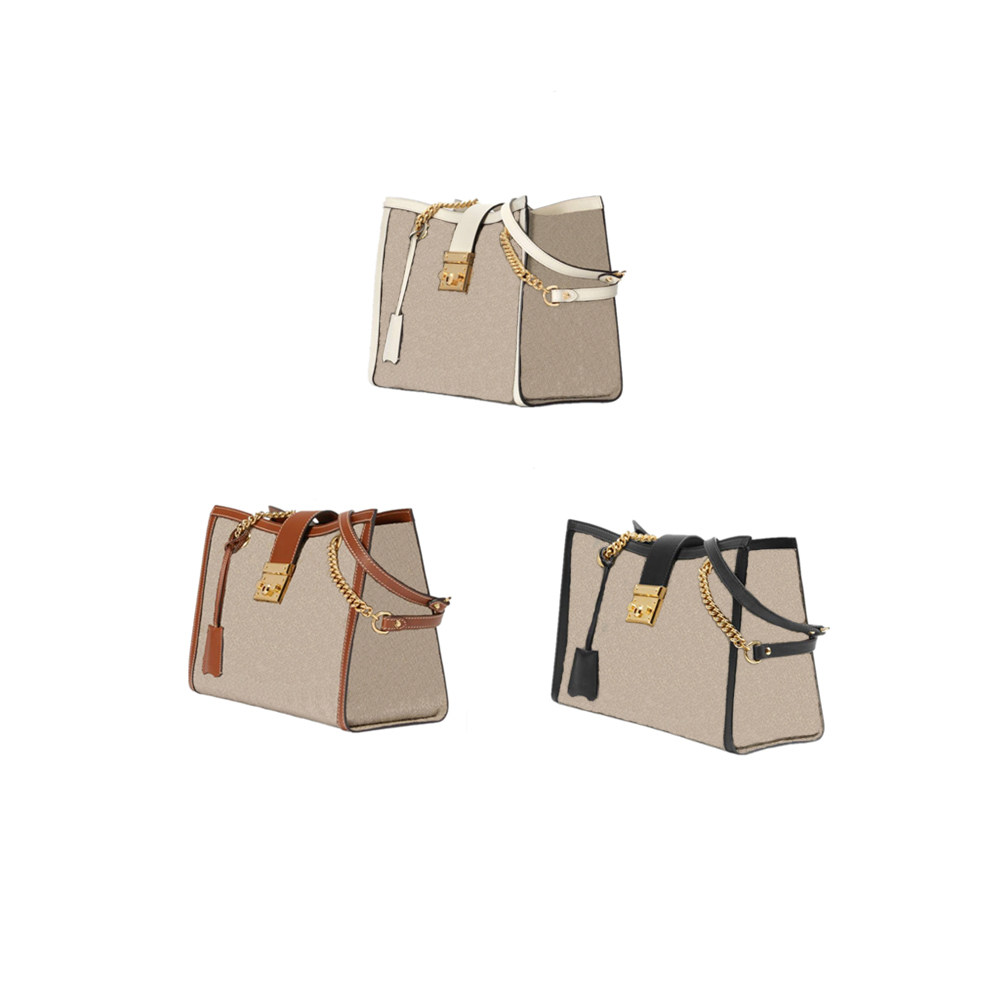 

luxurys designers bags Crossbody Pochette medium shoulder bag with a key lock closure and chain straps