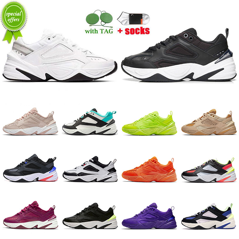 

Men Women M2K Tekno Running Shoes Causal Red Suede Pink Black White Hyper Jade Mens Womens Sneakers Fashion Dady Hiking Trainers, Item 19 36-45 black white